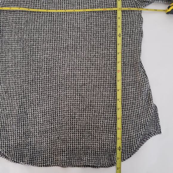 Soft Surroundings Women SIZE PM PETITE Gray Black Knit Long Sleeve Casual Top - Picture 10 of 12